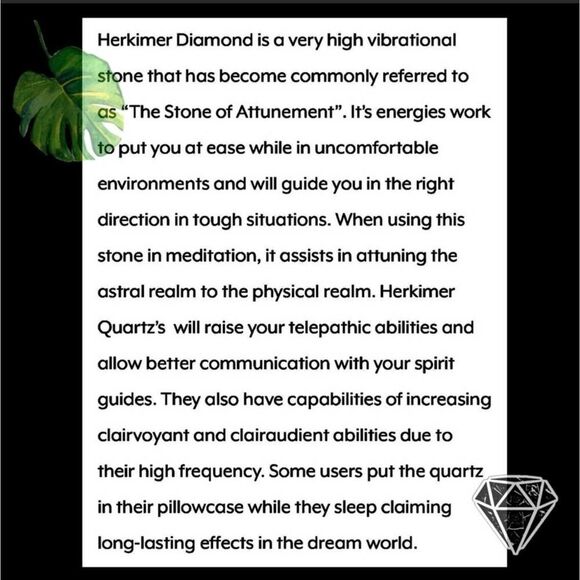 Sterling Silver Herkimer Diamond Goddess Earrings - Picture 4 of 9